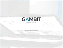 Tablet Screenshot of gambit.ph