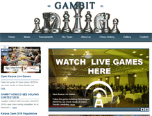 Tablet Screenshot of gambit.com.mk